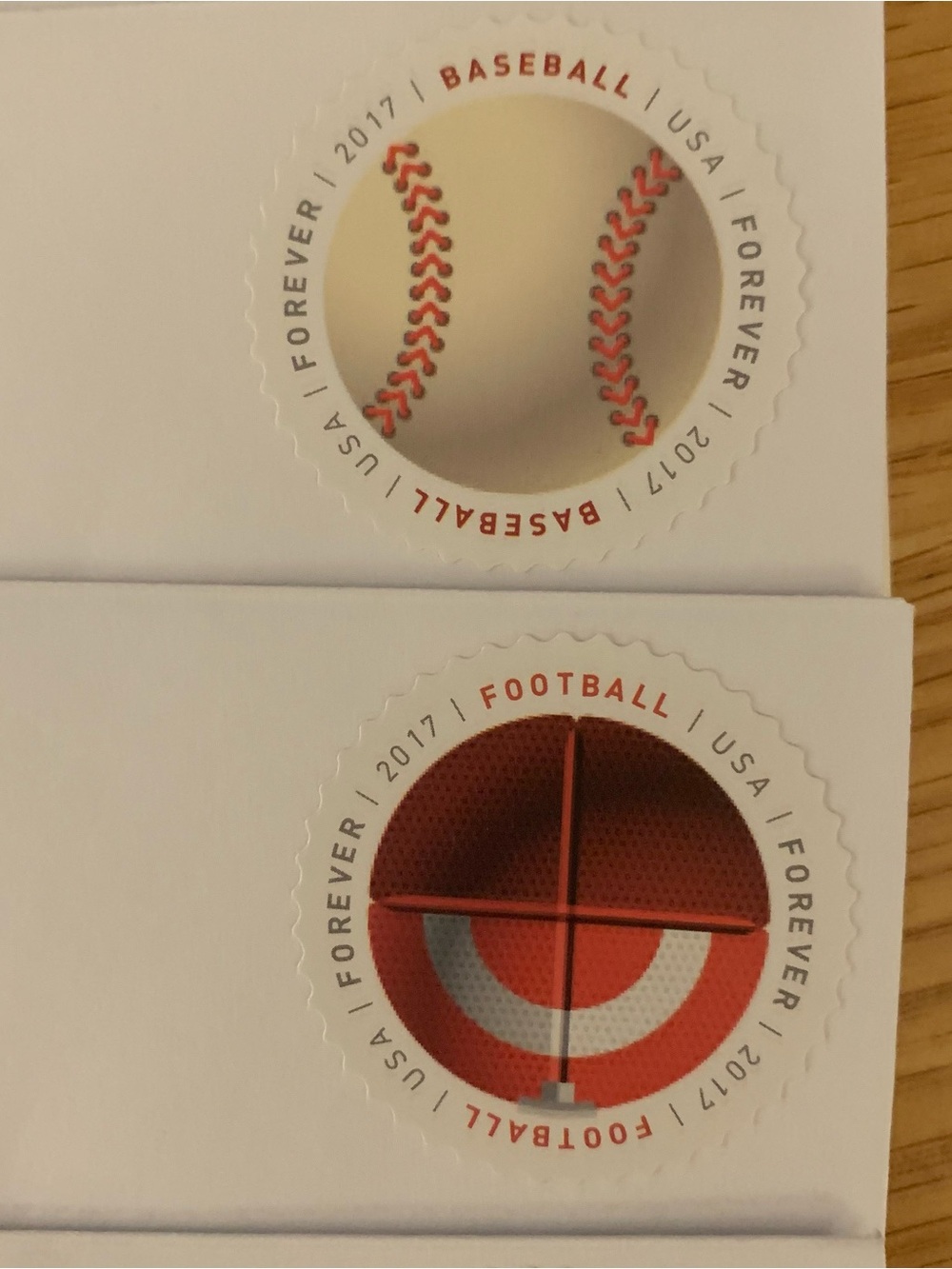 Stamped Sports Theme Notecards - Picture 4 of 7